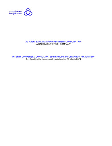 Thumbnail Al Rajhi Bank Quarterly Report 2024-q1