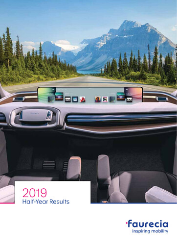 Thumbnail Forvia SE Half-year Report 2019-h1