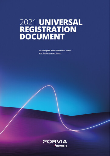 Miniature Forvia SE Document d'enregistrement universel 2021