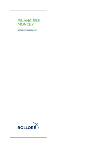 Thumbnail Financière Moncey Société anonyme Annual Report 2025