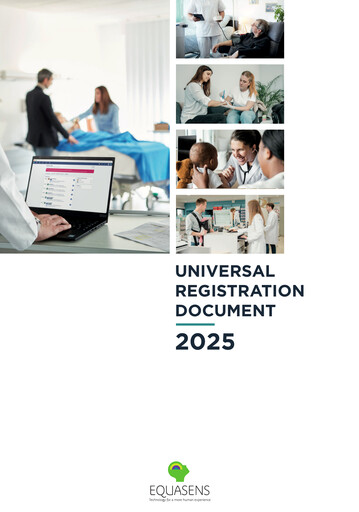 Thumbnail Equasens Universal Registration Document 2025