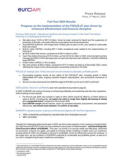 Vorschaubild Euroapi Finanzbericht 2024