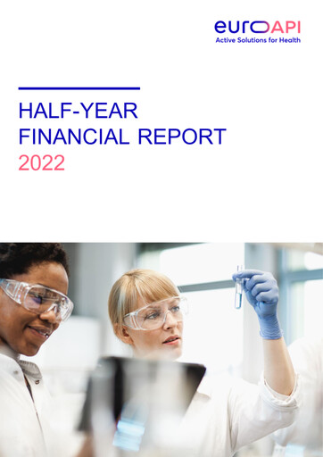 Thumbnail Euroapi Half-year Report 2022-h1
