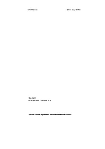 Thumbnail Clariane Financial Statement 2024