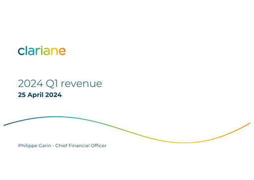 Thumbnail Clariane Quarterly Report 2024-q1