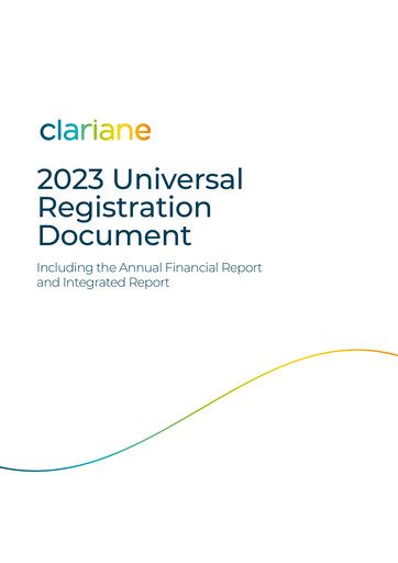 Thumbnail Clariane Universal Registration Document 2023