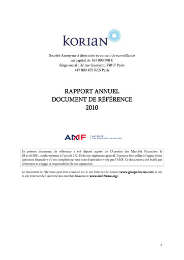 Thumbnail Clariane Universal Registration Document 2010