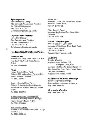 Thumbnail Far Eastern New Century Annual Report 2011