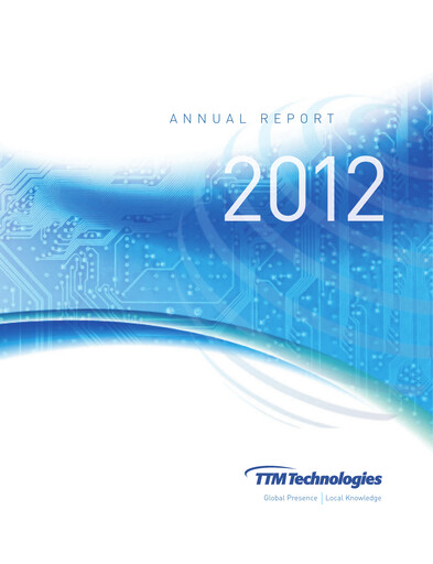 Vorschaubild TTM Technologies
 Jahresbericht 2012