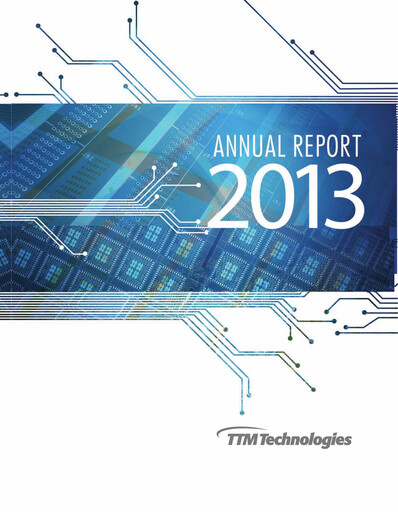 Vorschaubild TTM Technologies
 Jahresbericht 2013