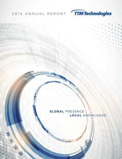 Vorschaubild TTM Technologies
 Jahresbericht 2014