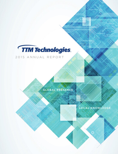 Vorschaubild TTM Technologies
 Jahresbericht 2015