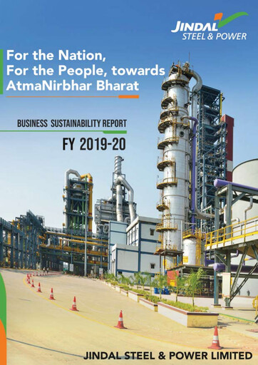 Thumbnail Jindal Steel & Power

 Sustainability Report 2019-2020