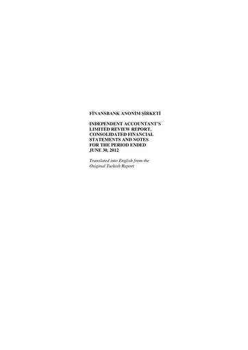Thumbnail QNB Finansbank Half-year Report 2012-h1