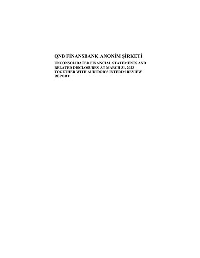 Thumbnail QNB Finansbank Quarterly Report 2023-q1