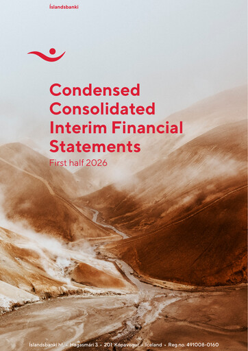 Thumbnail Íslandsbanki Financial Statement 2026-h1