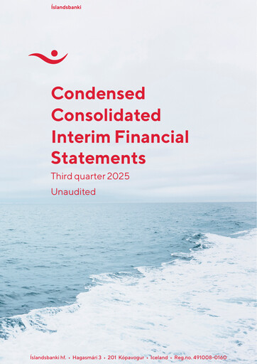 Thumbnail Íslandsbanki Quarterly Report 2025-q3