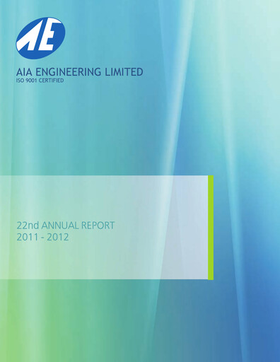 Miniature AIA Engineering Rapport annuel 2011-2012