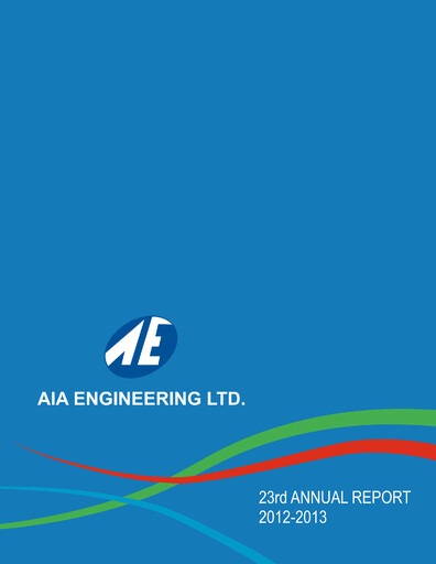 Miniature AIA Engineering Rapport annuel 2012-2013