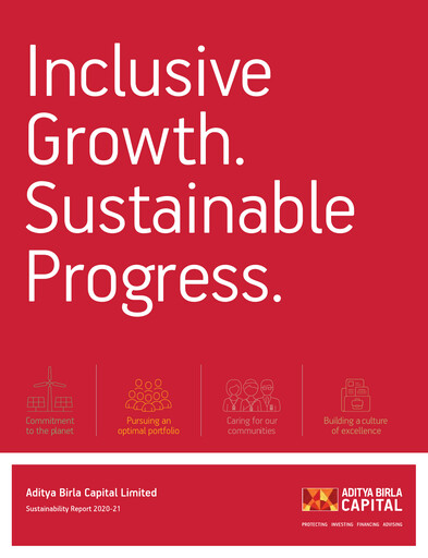 Thumbnail Aditya Birla Capital
 Sustainability Report 2020-2021