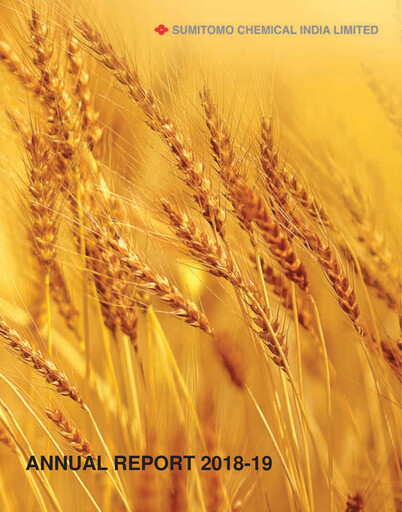 Miniature Sumitomo Chemical
 India Rapport annuel 2018-2019