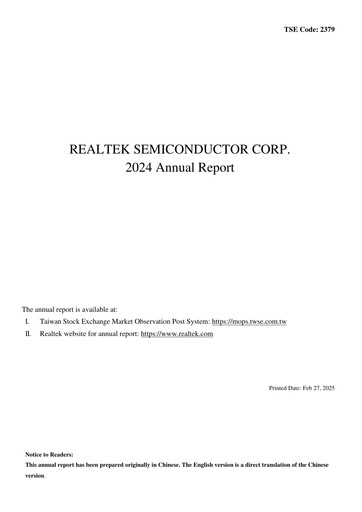 Thumbnail Realtek
 Annual Report 2024