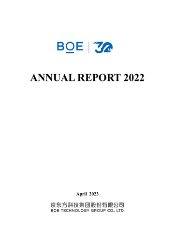 Thumbnail BOE Technology Annual Report 2022