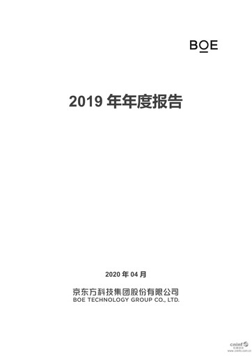 Thumbnail BOE Technology Annual Report 2019