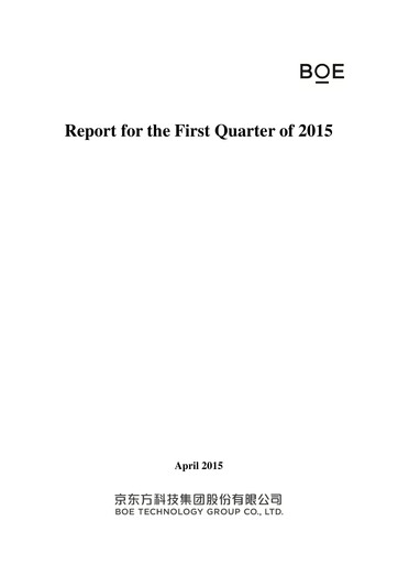 Thumbnail BOE Technology Quarterly Report 2015-q1