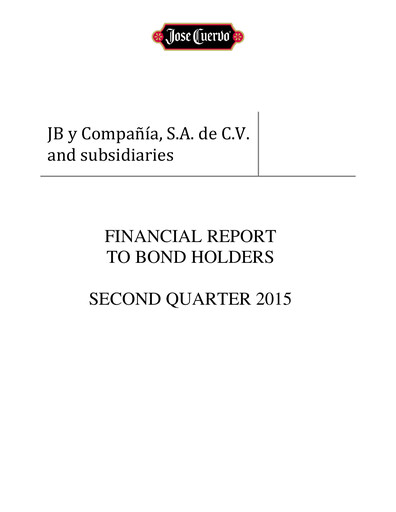 Miniature Becle Rapport trimestriel 2015-q2