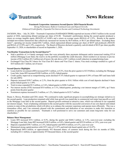 Thumbnail Trustmark Quarterly Report 2026-q2