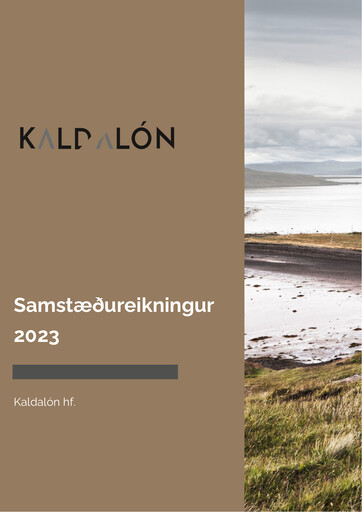 Thumbnail Kaldalón Annual Report 2023