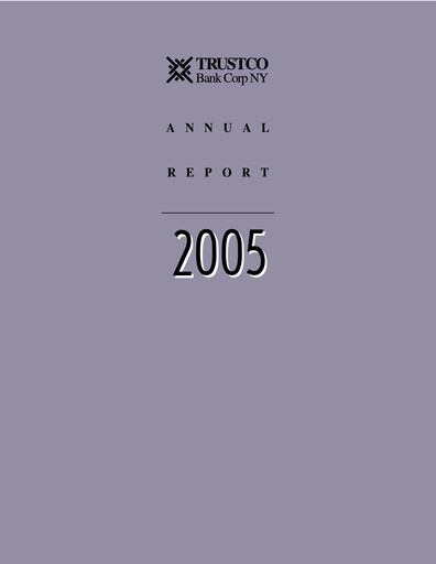 Miniature Trustco Bank Rapport annuel 2005