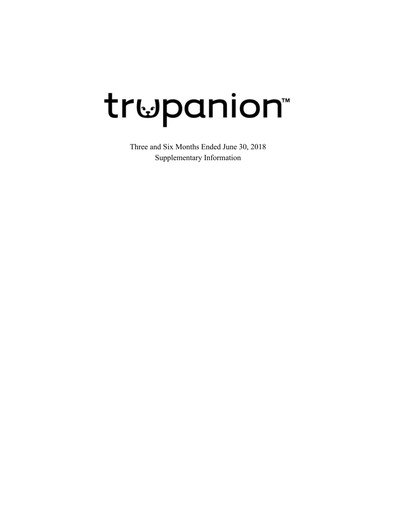 Vorschaubild Trupanion
 Quartalsbericht 2018-q2