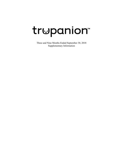 Vorschaubild Trupanion
 Quartalsbericht 2018-q3