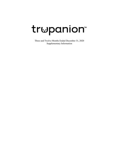 Vorschaubild Trupanion
 Quartalsbericht 2020-q4
