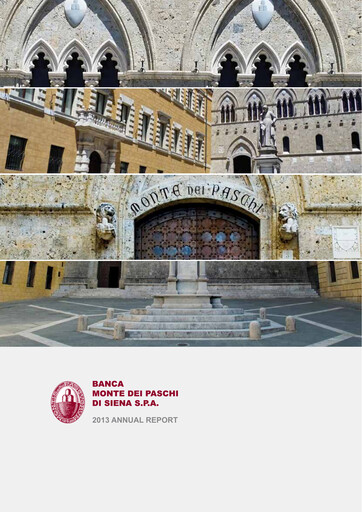 Thumbnail Banca Monte dei Paschi di Siena Annual Report 2013