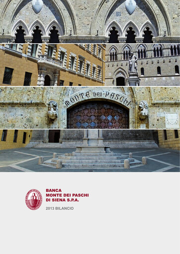 Miniature Banca Monte dei Paschi di Siena Rapport annuel 2013