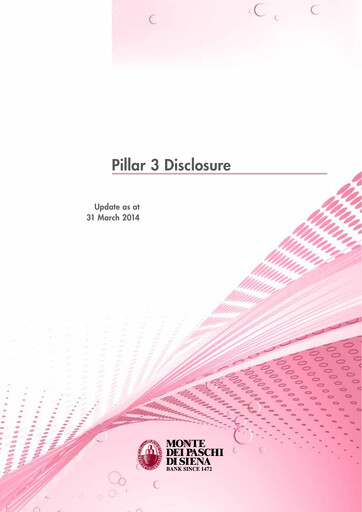 Thumbnail Banca Monte dei Paschi di Siena Quarterly Report 2014-q1