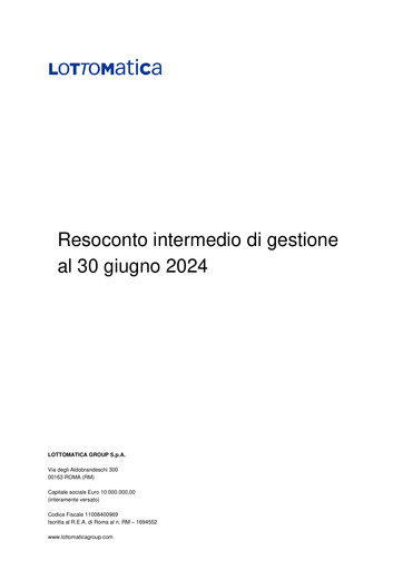 Thumbnail Lottomatica Group Financial Report 2024-h1