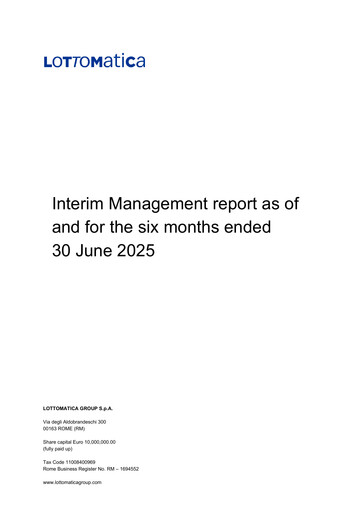 Thumbnail Lottomatica Group Half-year Report 2025-h1