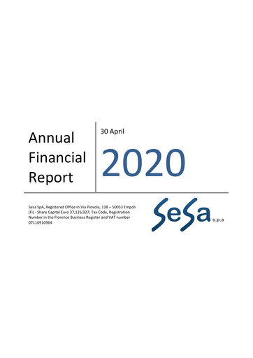 Thumbnail SeSa S.p.A. Annual Report 2020