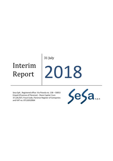 Thumbnail SeSa S.p.A. Quarterly Report 2018-q1