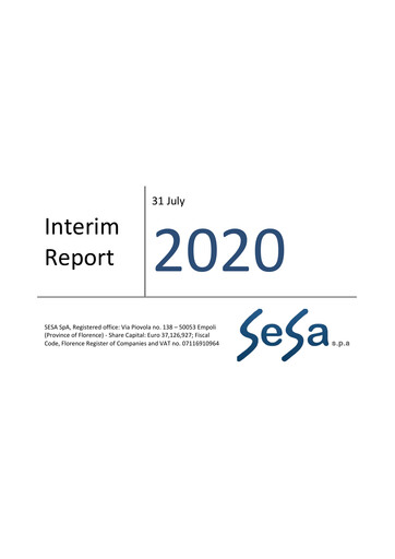 Thumbnail SeSa S.p.A. Quarterly Report 2020-q1