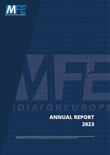 Thumbnail MFE-Mediaforeurope Annual Report 2023