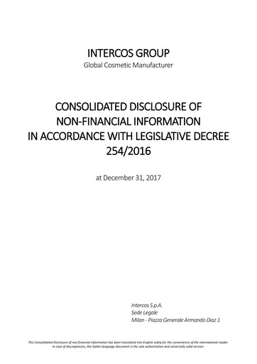 Thumbnail Intercos Sustainability Report 2017