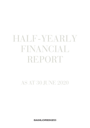 Thumbnail Sanlorenzo Half-year Report 2020-h1