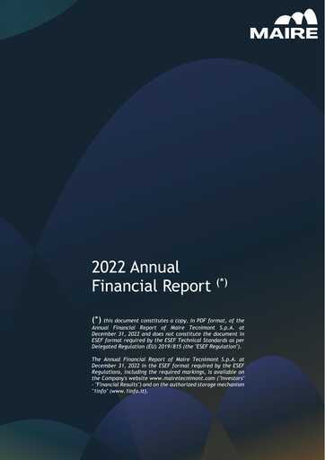 Thumbnail Maire Tecnimont Annual Report 2022