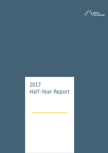 Thumbnail Maire Tecnimont Half-year Report 2017-h1