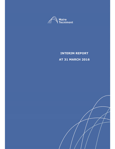 Thumbnail Maire Tecnimont Quarterly Report 2016-q1